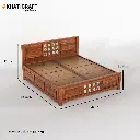 Chitra Solid Wood Sheesham Bed