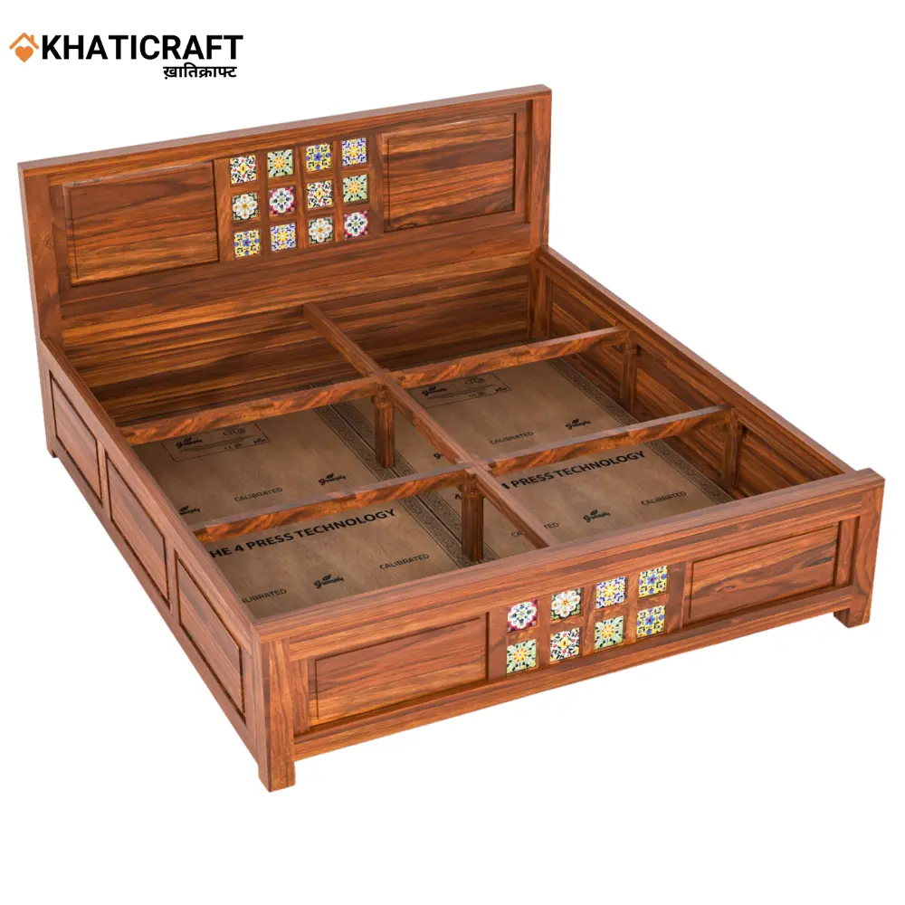 2_3f0711b1-bc1d-47ea-a511-Chitra Solid Wood Sheesham Bed