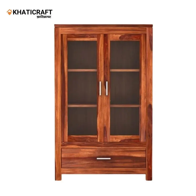 Ziya Solid Wood Sheesham Bookshelf-3.webp