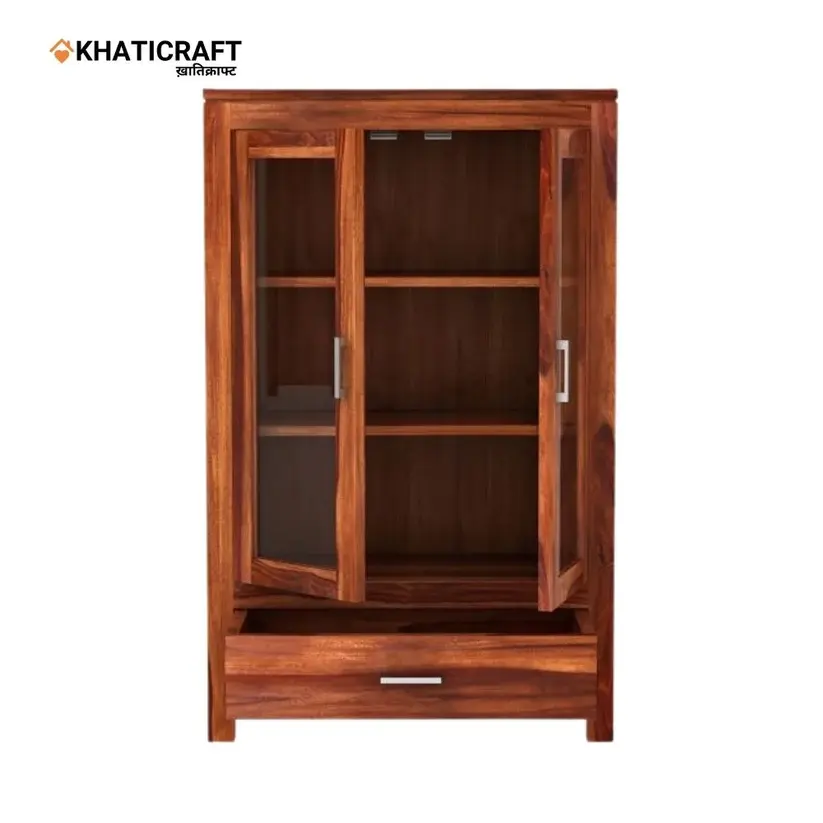 Ziya Solid Wood Sheesham Bookshelf-6.webp