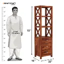 Akira Solid Wood Sheesham Bookshelf-6.webp