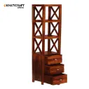 Akira Solid Wood Sheesham Bookshelf-1.webp
