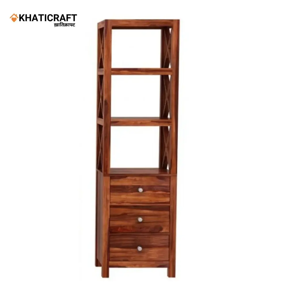 Akira Solid Wood Sheesham Bookshelf-3.webp