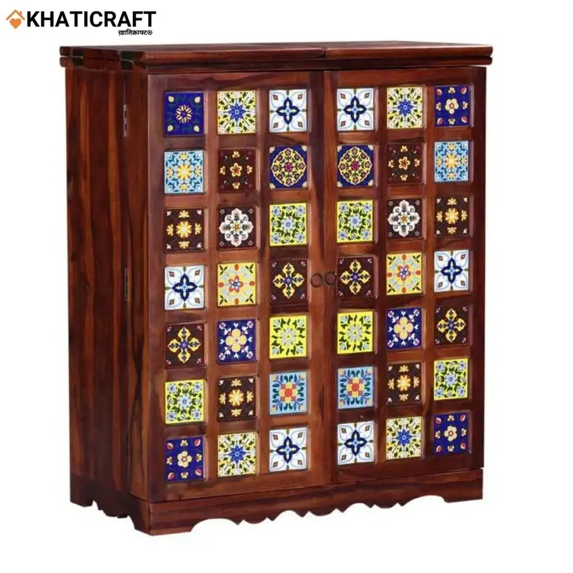 Chitra Double Door  Bar Cabinet-4.webp