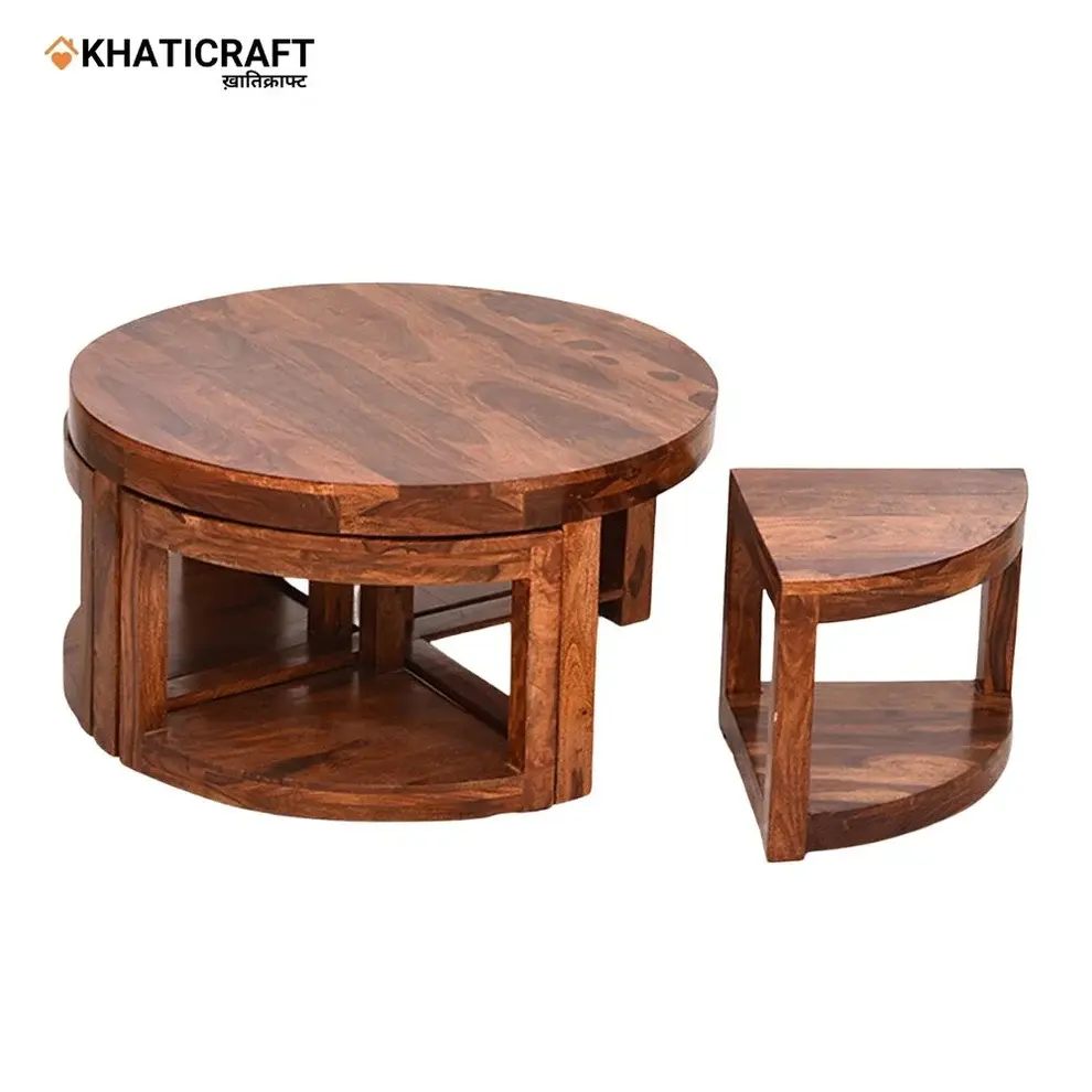 ChakraSolidWoodSheeshamNestedCoffeetableSetof5ByKhaticraft_4.webp