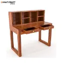 Arya-2 Solid Wood Sheesham Study Table With Hina  Wallshelf-3.webp