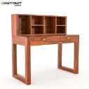 Arya-2 Solid Wood Sheesham Study Table With Hina  Wallshelf--2.webp
