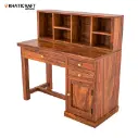 Nitya Solid Wood Sheesham Study Table With Hina  Wallshelf-3.webp