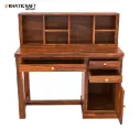 Nitya Solid Wood Sheesham Study Table With Hina  Wallshelf-2.webp