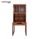 Arya-1 Solid Wood Sheesham Study Table With Mount Bookshelf-2.webp