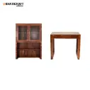 Arya-1 Solid Wood Sheesham Study Table With Mount Bookshelf-4.webp