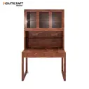 Arya-2 Solid Wood Sheesham Study Table With Mount Bookshelf-2.webp