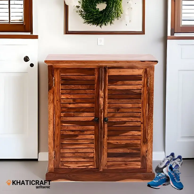 Dhara Solid Wood Sheesham Shoe Rack-.webp