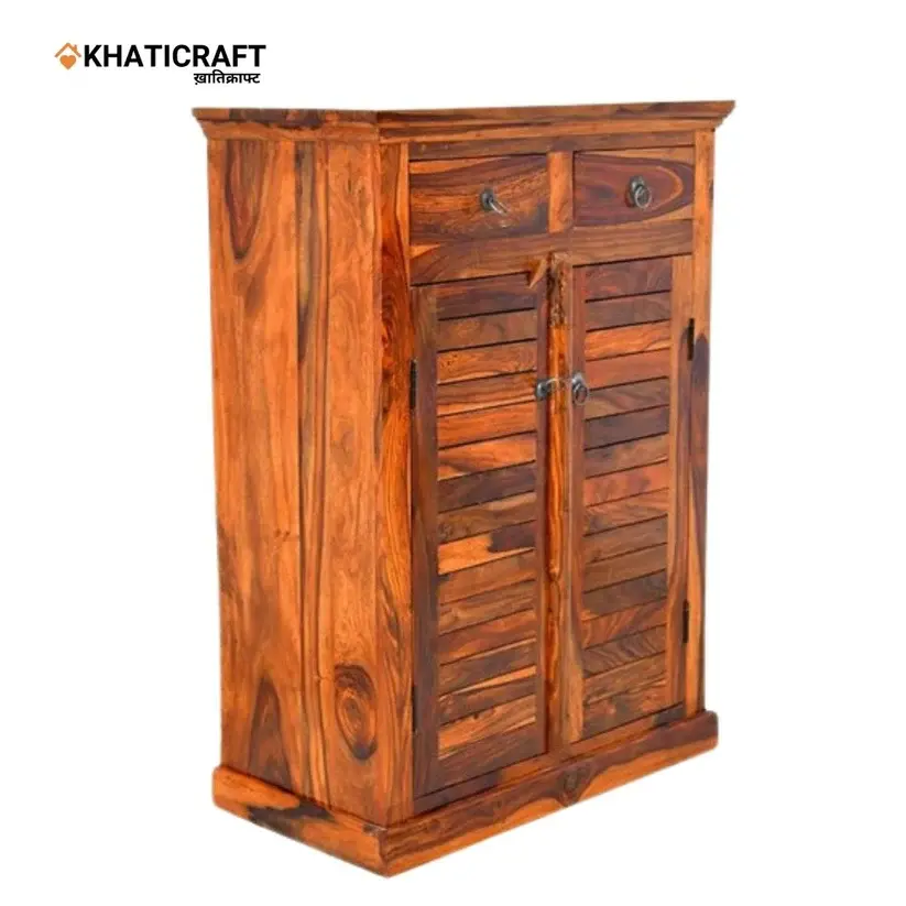 Dhara-1 Solid Wood Sheesham Shoe Rack-4.webp