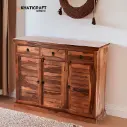 Dhara-2 Solid Wood Sheesham Shoe Rack-.webp