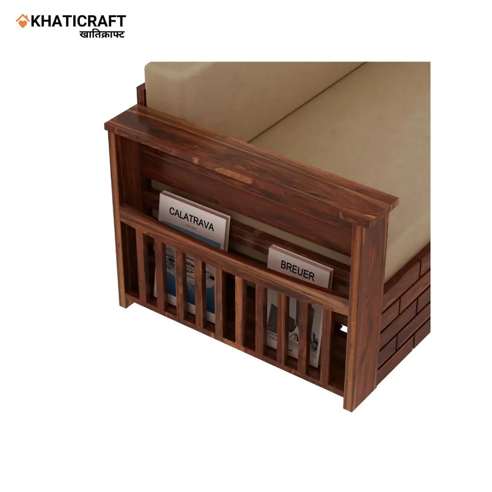 Molai Sofa Cum Bed in solid wood sheesham by Khaticraft (5).webp
