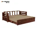 Molai Sofa Cum Bed in solid wood sheesham by Khaticraft (2).webp
