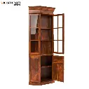 Ziya Solid Wood Sheesham Corner Cabinet-4.webp