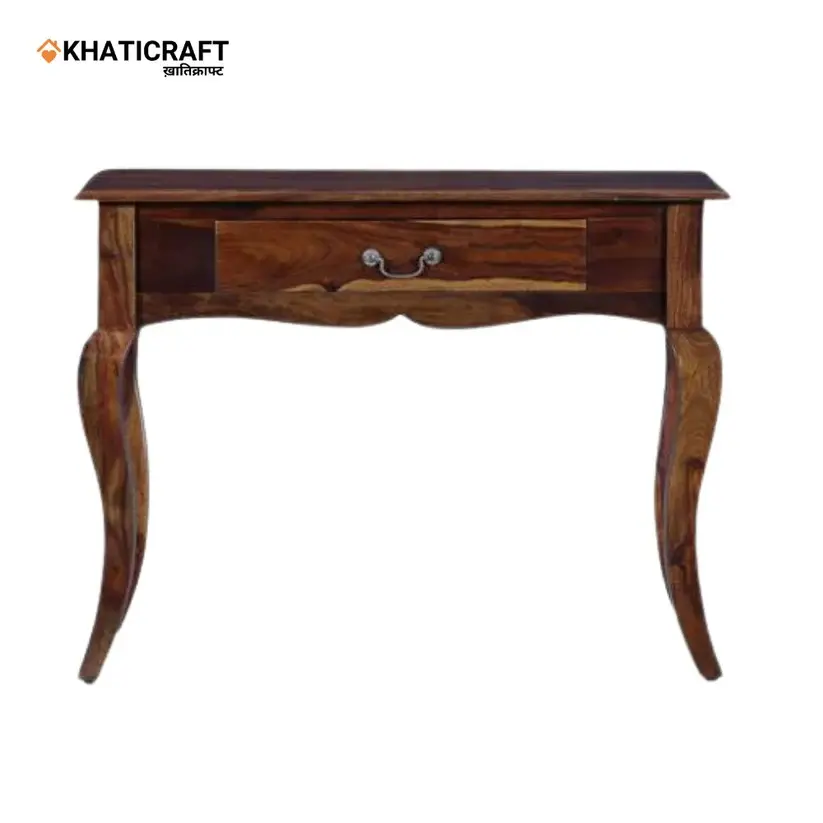 Usha Solid Wood Sheesham Console Table-4.webp