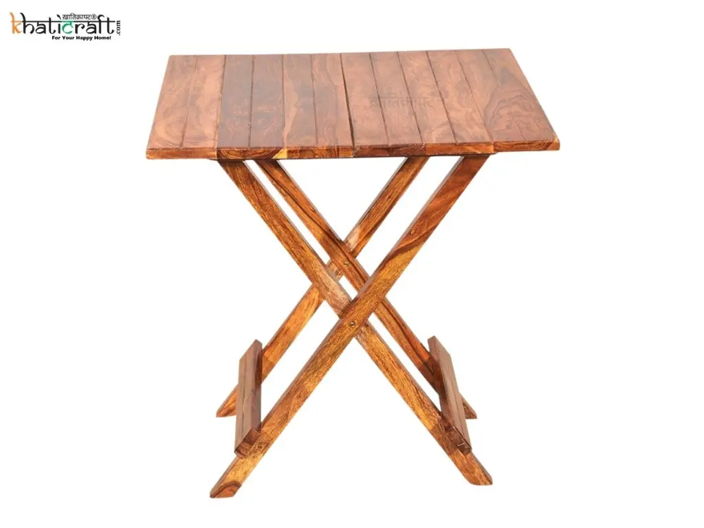 Tana Solid Wood Sheesham Foldable Table by khaticraft (1).webp