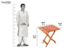 Tana Solid Wood Sheesham Foldable Table by khaticraft (6).webp