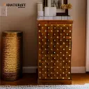 Tamra Single Door Solid Wood Sheesham Bar Cabinet-1.webp