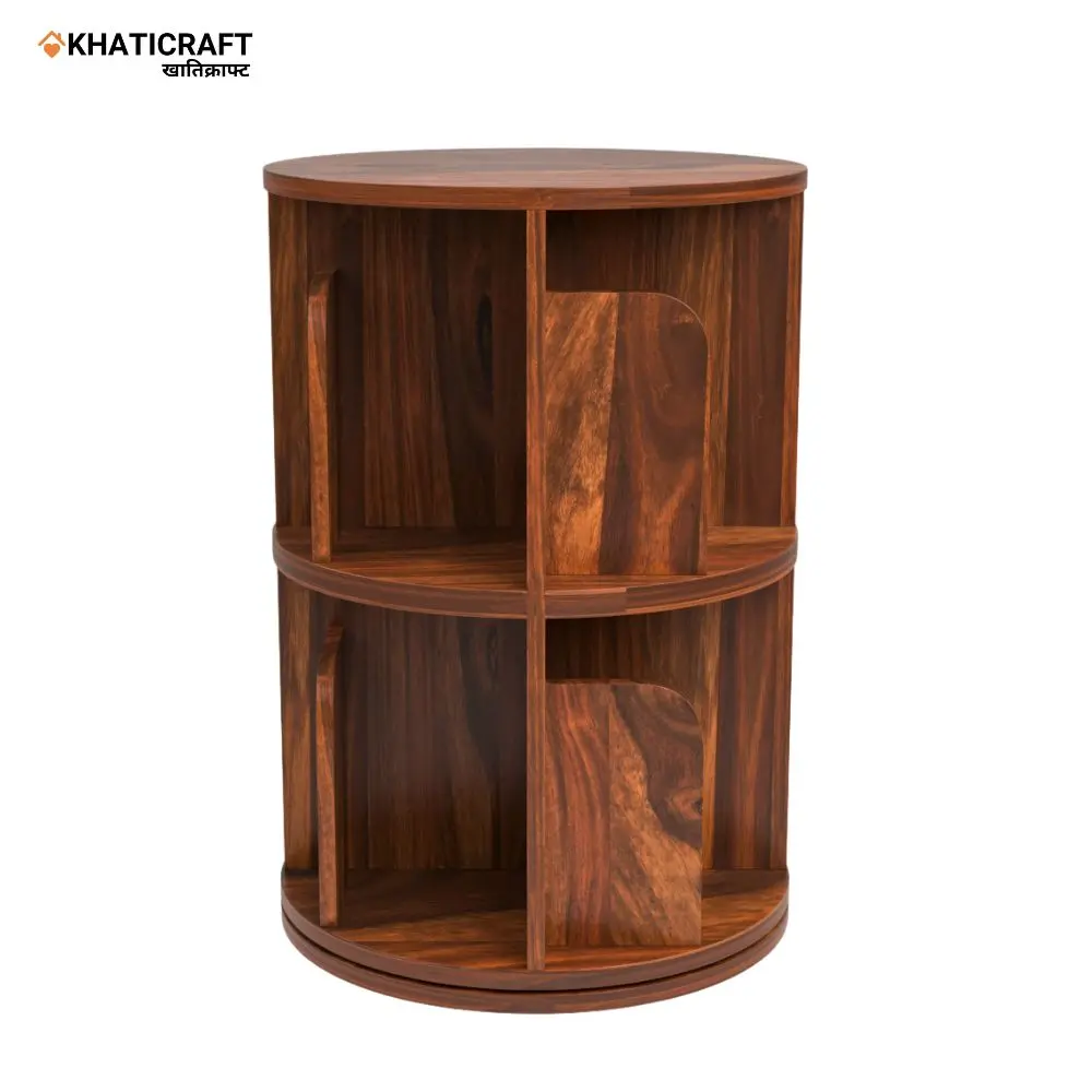 Dhuri Bookshelf in solid wood sheesham by Khaticraft (2).webp