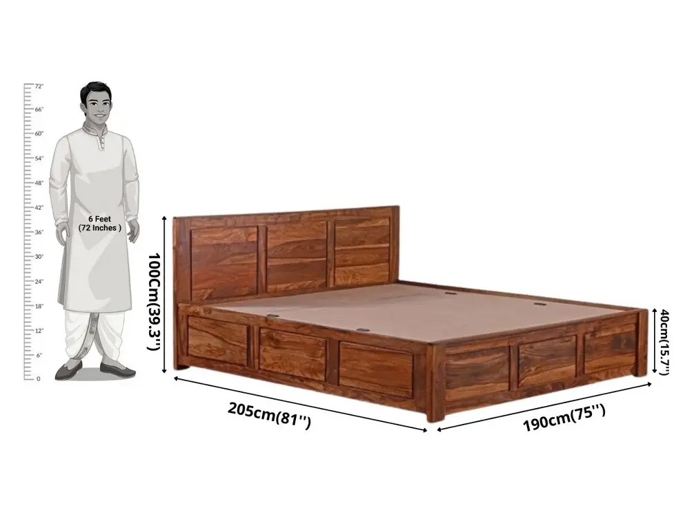 Hina King Size Bed