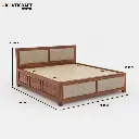 Kalp King Size Bed