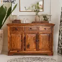 Nitya 5 Feet Sideboard in sold wood sheesham by khaticraft (1).webp