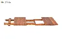 Tana Solid Wood Sheesham Foldable Table by khaticraft (3).webp