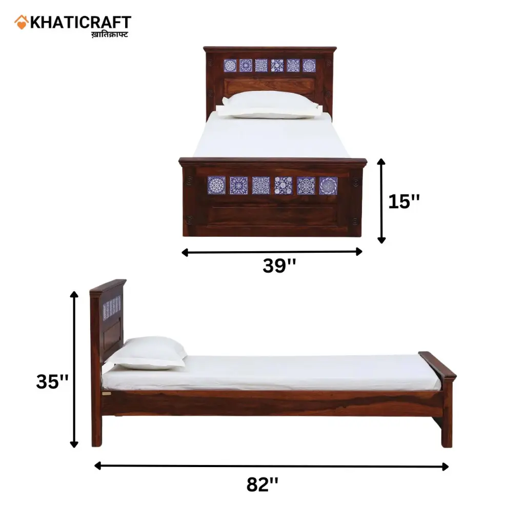 Neel Single Bed without Storage