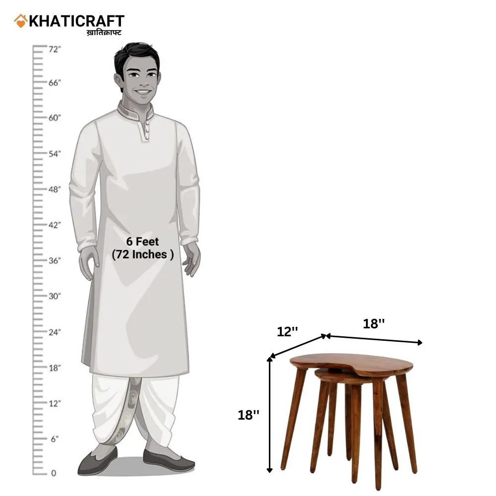 Chavi Nested Stool Set