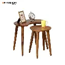 Chavi Nested Stool Set