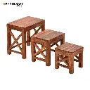 Akira Nested Stool Set