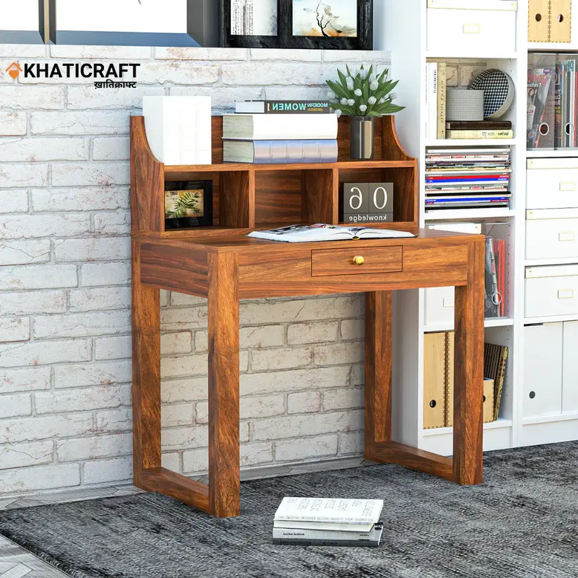 Arya-1 Study Table With Chavi Wallshelf-1.webp