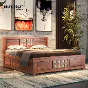 Chitra Solid Wood Sheesham Bed