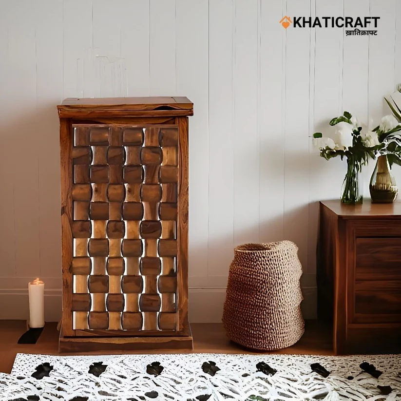 Niwar Single Door Bar Cabinet