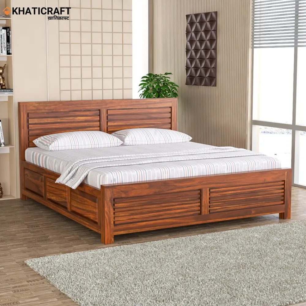 Dhara Solid Wood Bed