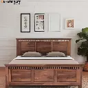 Kuber Solid Wood Bed