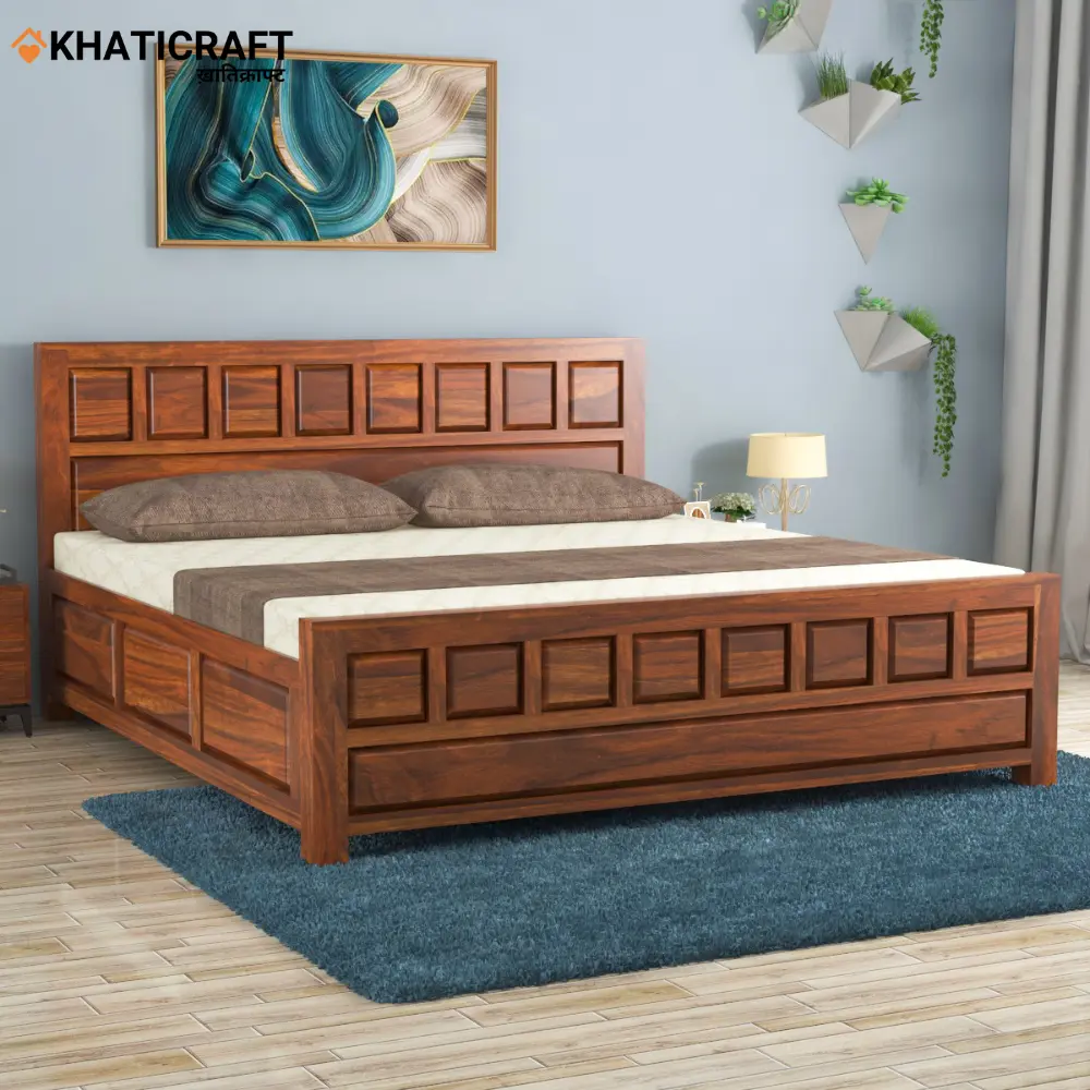 Nitya Solid Wood Bed 