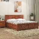 Amol Solid Wood Bed