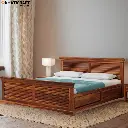 Daksha Solid Wood Bed