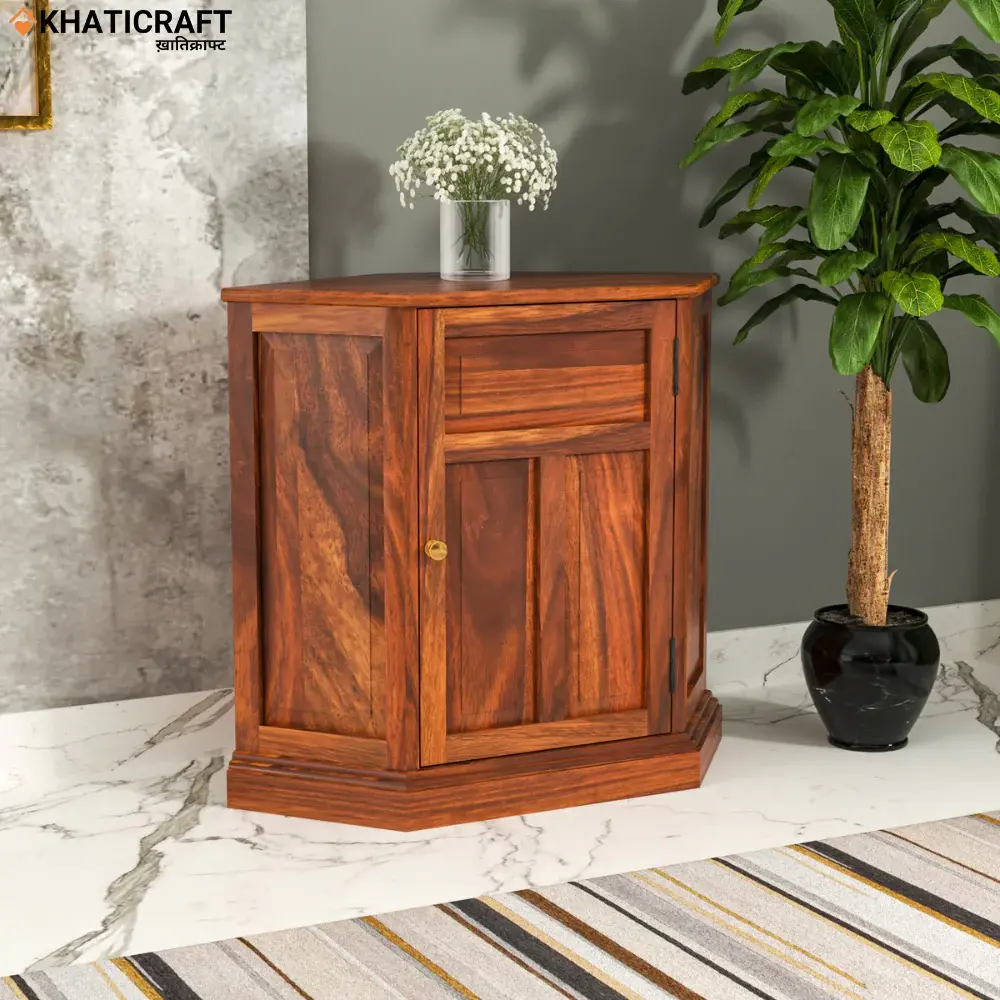 Ziya Solid Wood Sheesham Corner Cabinet(BTM)-1.webp