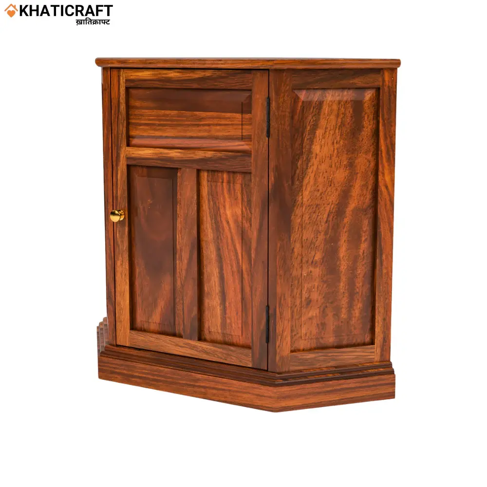 Ziya Solid Wood Sheesham Corner Cabinet(BTM)-2.webp