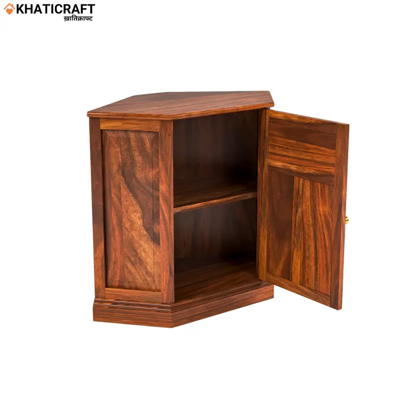 Ziya Solid Wood Sheesham Corner Cabinet(BTM)-4.webp
