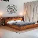 Nura Solid Wood Bed